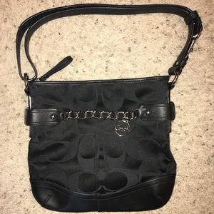 Black Coach Shoulder Bag